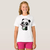 SUSHI PANDA PORTER DES FILLES CUTES T-SHIRTS (Devant entier)