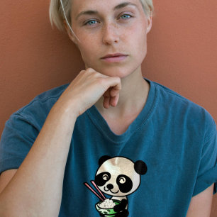 SUSHI PANDA PORTER DES T-SHIRTS FEMMES CUTES