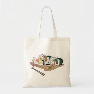 Sushi partij MAXI - canvas tas