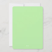 Sushi Party Cute Kawaii personaliseert Japans Kaart (Achterkant)