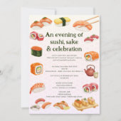 Sushi Party Invitation (Devant)