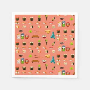 Sushi Party Napkins Servet