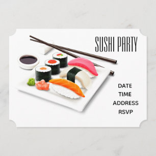 Sushi Party Stijlvolle moderne Japanse partij Kaart