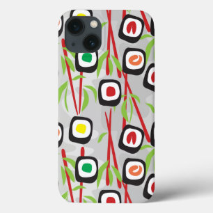 Sushi Pattern iPhone 13 Hoesje