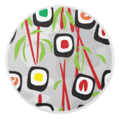 Sushi Pattern Keramische Knop (Voorkant)