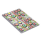 Sushi Pattern Notitieboek (Rechterzijde)