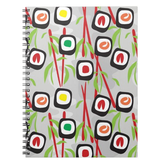 Sushi Pattern Notitieboek (Voorkant)