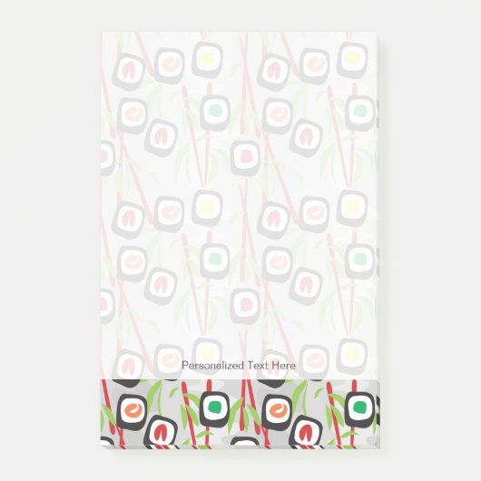 Sushi Pattern Post-it® Notes (Voorkant)