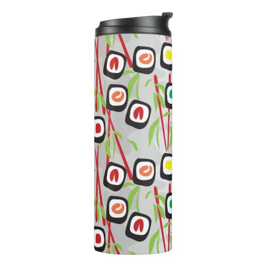 Sushi Pattern Thermosbeker (Gedraaid links)