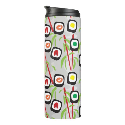 Sushi Pattern Thermosbeker (Geroteerd rechts)