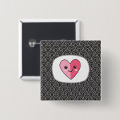 Sushi Pin Vierkante Button 5,1 Cm (Voorkant /achterkant)