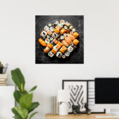 Sushi Platter Poster (Thuiskantoor)