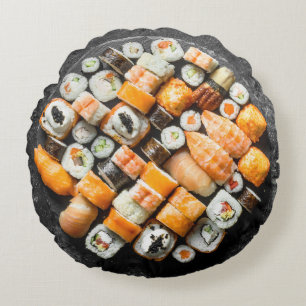 Sushi Platter Sierkussen Rond Kussen