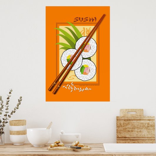 Sushi Poster (Keuken)