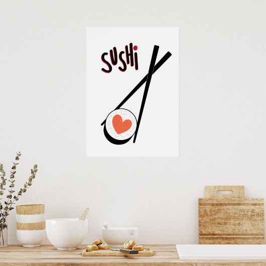 Sushi Poster (Keuken)
