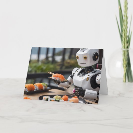 sushi-robot kaart (Voorkant)