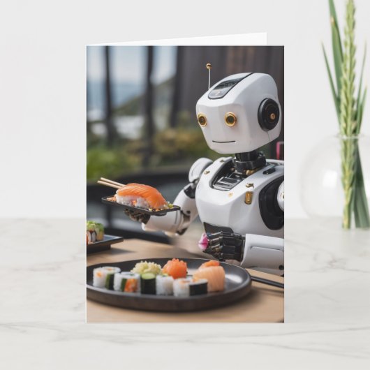 sushi-robot kaart (Voorkant)