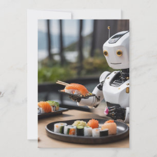 sushi robot uitnodiging