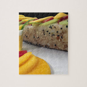 Sushi Rol Sushi Mango Rijst Japans Eten Aziatisch Legpuzzel