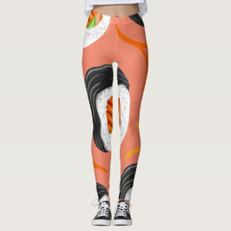 Sushi Roll Atletische Yoga Leggings