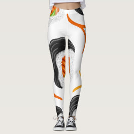 Sushi Roll Atletische Yoga Leggings