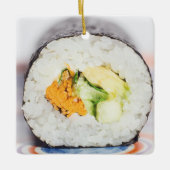Sushi roll Fish and rice Keramisch Ornament (Voorkant)