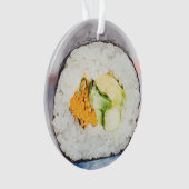 Sushi roll Fish and rice Ornament (voorkant)