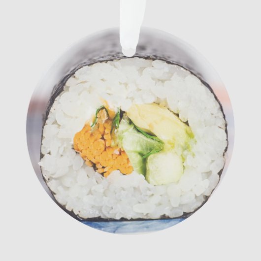 Sushi roll Fish and rice Ornament (voorkant)