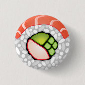Sushi Roll Ronde Button 3,2 Cm (Voorkant)