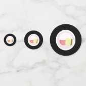 Sushi Roll Salmon Birthday Confetti (Voorkanten)