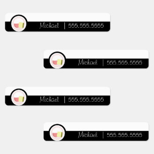 Sushi Roll School Class Lunch Naam Nummer Labels