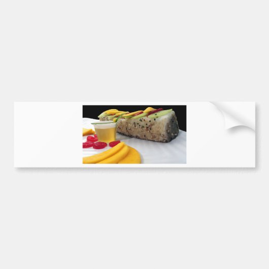 Sushi Roll Sushi Mango Rice Japans Bumpersticker (Voorkant)