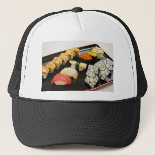 Sushi Rolls Sesam Gember Wasabi Japan Keuken Trucker Pet