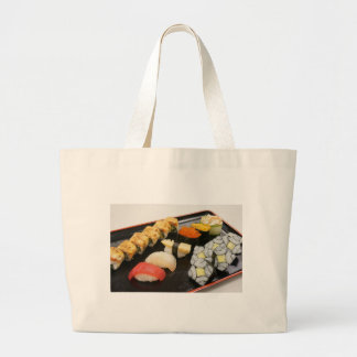 Sushi Rolls Sesame Ginger Wasabi Japan Kitchen Grote Tote Bag