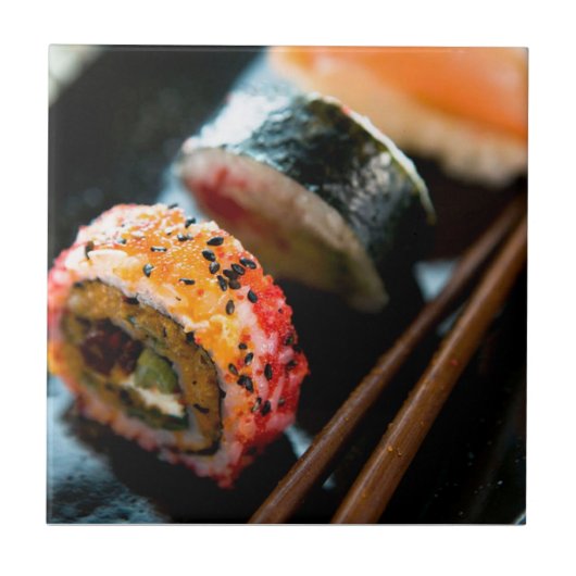 Sushi Rolls Tegeltje (Voorkant)