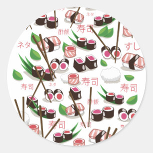 Sushi Ronde Sticker