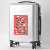 Sushi Rood Sticker (Koffer)