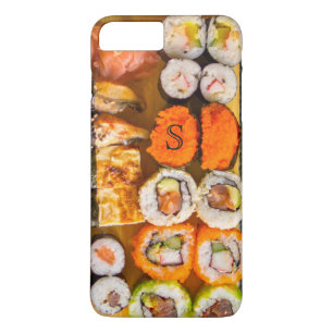 Sushi Sampler aangepaste monogram-hoesjes iPhone 8 Plus / 7 Plus Hoesje