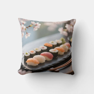 Sushi Schaal Kersenbloesem Kussen