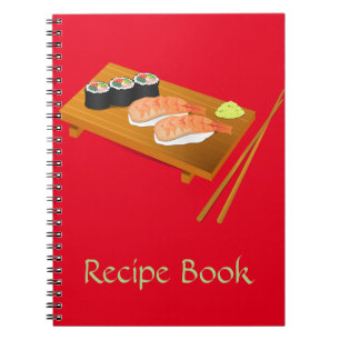 Sushi schattig Japans eten Notitieboek