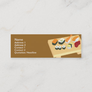 Sushi - Skinny Mini Visitekaartje