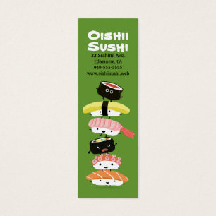Sushi Stack - Leuke Kawaii Sushi Vrienden Mini Visitekaartjes