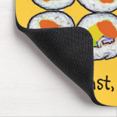 Sushi Sushi Breakfast Lunch en Tea Mousepad Muismat (Hoek)