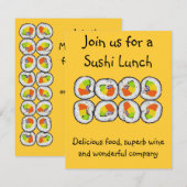 Sushi Sushi Invitation (Devant / Derrière)