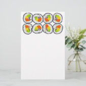 Sushi Sushi Stationery Briefpapier (Staand voorkant)