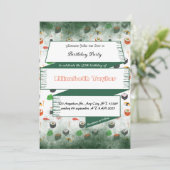 Sushi Thème Anniversaire Fête Invitation (Debout devant)