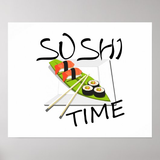 Sushi Time Poster (Voorkant)