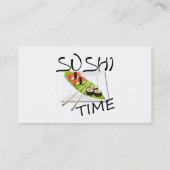 Sushi Time Visitekaartje (Achterkant)