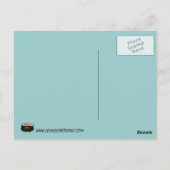 Sushi Tower - een gelukkige stapel Sushi Friends Briefkaart (Achterkant)