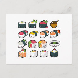 Sushi Variety Briefkaart